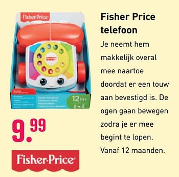 Aanbiedingen Fisher price telefoon - Fisher-Price - Geldig van 04/10/2020 tot 06/12/2020 bij Multi Bazar