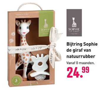 Aanbiedingen Bijtring sophie de giraf van natuurrubber - Sophie de Giraf - Geldig van 04/10/2020 tot 06/12/2020 bij Multi Bazar