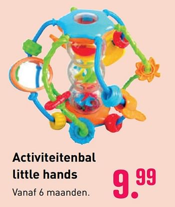 Aanbiedingen Activiteitenbal little hands - Play-Go - Geldig van 04/10/2020 tot 06/12/2020 bij Multi Bazar