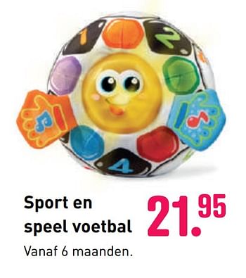 Aanbiedingen Sport en speel voetbal - Vtech - Geldig van 04/10/2020 tot 06/12/2020 bij Multi Bazar