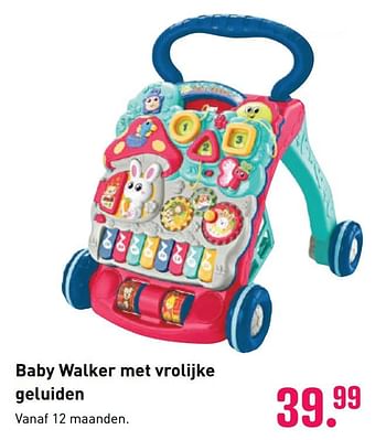 Aanbiedingen Baby walker met vrolijke geluiden - Vtech - Geldig van 04/10/2020 tot 06/12/2020 bij Multi Bazar