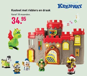 Aanbiedingen Kasteel met ridders en draak - Keenway - Geldig van 04/10/2020 tot 06/12/2020 bij Multi Bazar