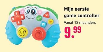 Aanbiedingen Mijn eerste game controller - Hap P Kid - Geldig van 04/10/2020 tot 06/12/2020 bij Multi Bazar