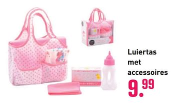 Aanbiedingen Luiertas met accessoires - Baby Rose - Geldig van 04/10/2020 tot 06/12/2020 bij Multi Bazar