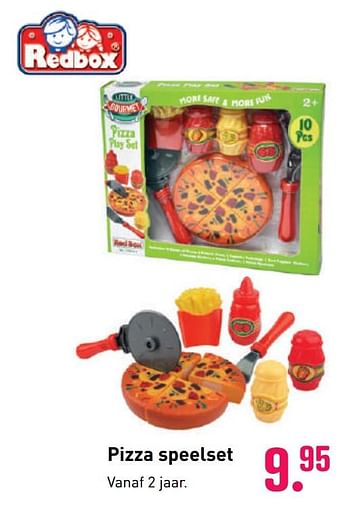 Aanbiedingen Pizza speelset - Redbox - Geldig van 04/10/2020 tot 06/12/2020 bij Multi Bazar