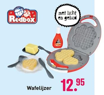 Aanbiedingen Wafelijzer - Redbox - Geldig van 04/10/2020 tot 06/12/2020 bij Multi Bazar