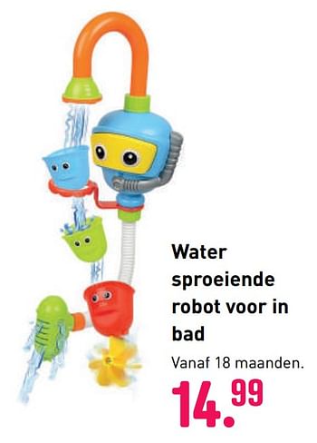 Aanbiedingen Water sproeiende robot voor in bad - Ludi - Geldig van 04/10/2020 tot 06/12/2020 bij Multi Bazar