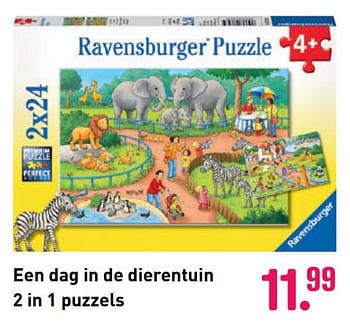 Aanbiedingen Een dag in de dierentuin - Ravensburger - Geldig van 04/10/2020 tot 06/12/2020 bij Multi Bazar
