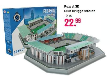 Aanbiedingen Puzzel 3d club brugge stadion - Huismerk - Multi Bazar - Geldig van 04/10/2020 tot 06/12/2020 bij Multi Bazar