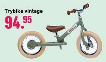 Aanbiedingen Trybike vintage - Trybike - Geldig van 04/10/2020 tot 06/12/2020 bij Multi Bazar