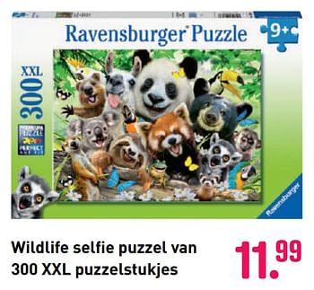 Aanbiedingen Wildlife selfie puzzel van 300 xxl puzzelstukjes - Ravensburger - Geldig van 04/10/2020 tot 06/12/2020 bij Multi Bazar