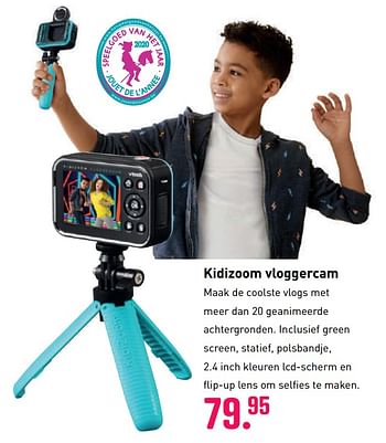 Aanbiedingen Kidizoom vloggercam - Vtech - Geldig van 04/10/2020 tot 06/12/2020 bij Multi Bazar