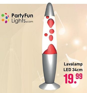 Aanbiedingen Lavalamp - PartyFun Lighrs - Geldig van 04/10/2020 tot 06/12/2020 bij Multi Bazar