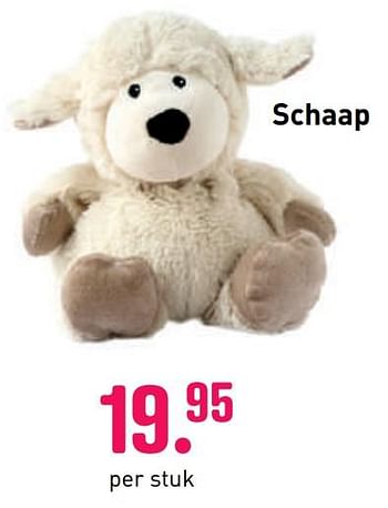 Aanbiedingen Lekker warme knuffels schaap - Warmies - Geldig van 04/10/2020 tot 06/12/2020 bij Multi Bazar