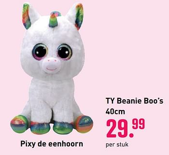 Aanbiedingen Pixy de eenhoorn - TY Beanie Boos - Geldig van 04/10/2020 tot 06/12/2020 bij Multi Bazar