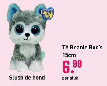 Aanbiedingen Slush de hond - TY Beanie Boos - Geldig van 04/10/2020 tot 06/12/2020 bij Multi Bazar