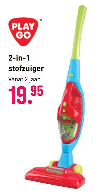 Aanbiedingen 2-in-1 stofzuiger - Play-Go - Geldig van 04/10/2020 tot 06/12/2020 bij Multi Bazar