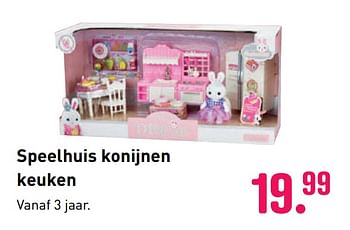 Aanbiedingen Speelhuis konijnen keuken - Huismerk - Multi Bazar - Geldig van 04/10/2020 tot 06/12/2020 bij Multi Bazar