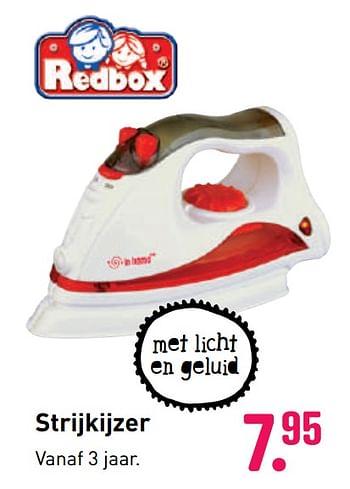 Aanbiedingen Strijkijzer - Redbox - Geldig van 04/10/2020 tot 06/12/2020 bij Multi Bazar