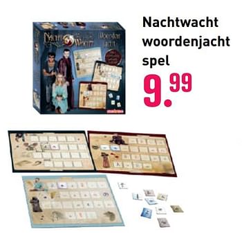 Aanbiedingen Nachtwacht woordenjacht spel - Studio 100 - Geldig van 04/10/2020 tot 06/12/2020 bij Multi Bazar