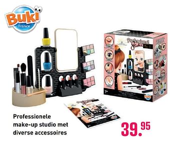 Aanbiedingen Professionele make-up studio met diverse accessoires - Buki France - Geldig van 04/10/2020 tot 06/12/2020 bij Multi Bazar