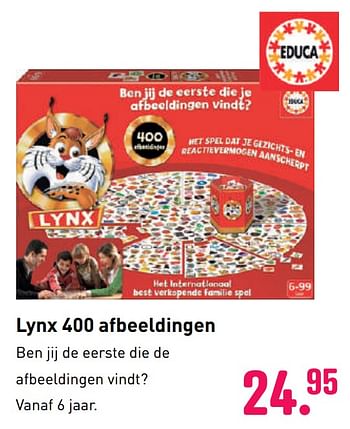 Aanbiedingen Lynx 400 afbeeldingen - Educa - Geldig van 04/10/2020 tot 06/12/2020 bij Multi Bazar