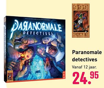 Aanbiedingen Paranomale detectives - 999games - Geldig van 04/10/2020 tot 06/12/2020 bij Multi Bazar