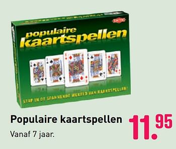 Aanbiedingen Populaire kaartspellen - Tactic - Geldig van 04/10/2020 tot 06/12/2020 bij Multi Bazar