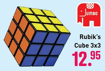 Aanbiedingen Rubik`s cube 3x3 - Jumbo - Geldig van 04/10/2020 tot 06/12/2020 bij Multi Bazar