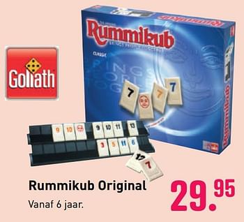 Aanbiedingen Rummikub original - Goliath - Geldig van 04/10/2020 tot 06/12/2020 bij Multi Bazar