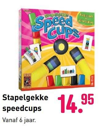 Aanbiedingen Stapelgekke speedcups - 999games - Geldig van 04/10/2020 tot 06/12/2020 bij Multi Bazar