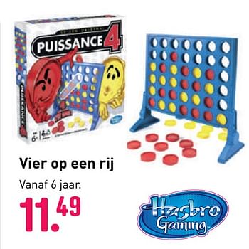 Aanbiedingen Vier op een rij - Hasbro - Geldig van 04/10/2020 tot 06/12/2020 bij Multi Bazar