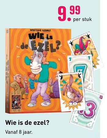 Aanbiedingen Wie is de ezel? - Huismerk - Multi Bazar - Geldig van 04/10/2020 tot 06/12/2020 bij Multi Bazar