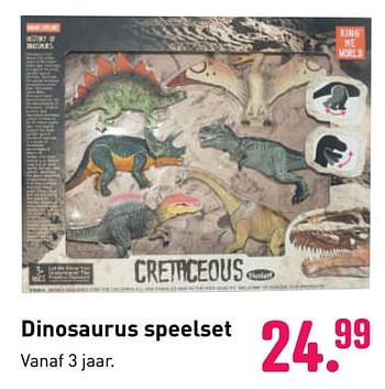 Aanbiedingen Dinosaurus speelset - Huismerk - Multi Bazar - Geldig van 04/10/2020 tot 06/12/2020 bij Multi Bazar