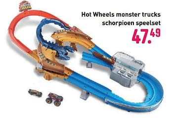 Aanbiedingen Hot wheels monster trucks schorpioen speelset - Hot Wheels - Geldig van 04/10/2020 tot 06/12/2020 bij Multi Bazar