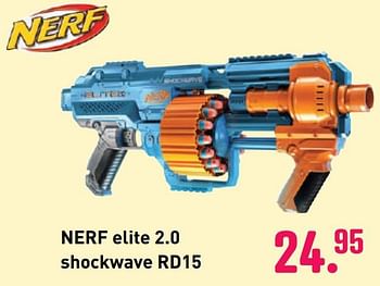Aanbiedingen Nerf elite 2.0 shockwave rd15 - Nerf - Geldig van 04/10/2020 tot 06/12/2020 bij Multi Bazar