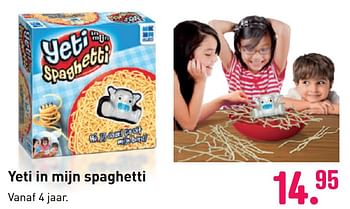 Aanbiedingen Yeti in mijn spaghetti - Megableu - Geldig van 04/10/2020 tot 06/12/2020 bij Multi Bazar