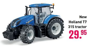 Aanbiedingen New holland t7 315 tractor - Bruder - Geldig van 04/10/2020 tot 06/12/2020 bij Multi Bazar