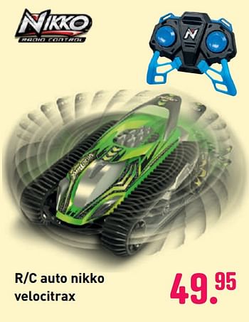 Aanbiedingen R-c auto nikko velocitrax - Nikko - Geldig van 04/10/2020 tot 06/12/2020 bij Multi Bazar