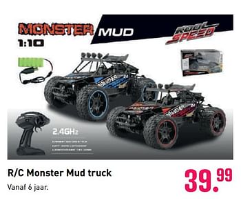 Aanbiedingen R-c monster mud truck - Monster - Geldig van 04/10/2020 tot 06/12/2020 bij Multi Bazar