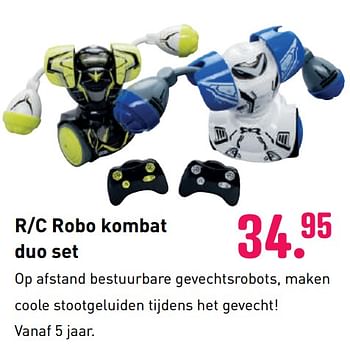 Aanbiedingen R-c robo kombat duo set - Robo - Geldig van 04/10/2020 tot 06/12/2020 bij Multi Bazar