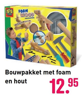 Aanbiedingen Bouwpakket met foam en hout - SES - Geldig van 04/10/2020 tot 06/12/2020 bij Multi Bazar