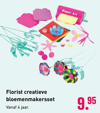 Aanbiedingen Florist creatieve bloemenmakersset - Play-Go - Geldig van 04/10/2020 tot 06/12/2020 bij Multi Bazar