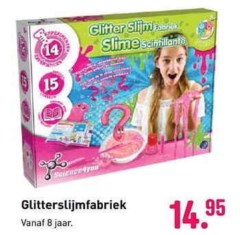 Aanbiedingen Glitterslijmfabriek - Clementoni - Geldig van 04/10/2020 tot 06/12/2020 bij Multi Bazar