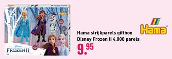 Aanbiedingen Hama strijkparels giftbox disney frozen ii 4.000 parels - Hama - Geldig van 04/10/2020 tot 06/12/2020 bij Multi Bazar