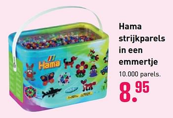 Aanbiedingen Hama strijkparels in een emmertje - Hama - Geldig van 04/10/2020 tot 06/12/2020 bij Multi Bazar