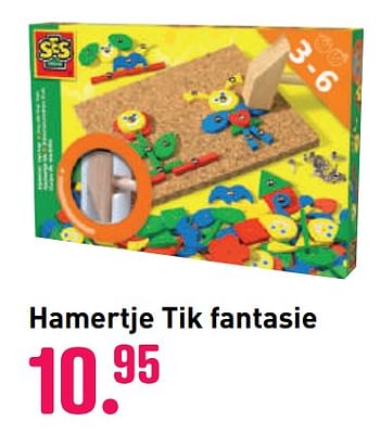 Aanbiedingen Hamertje tik fantasie - SES - Geldig van 04/10/2020 tot 06/12/2020 bij Multi Bazar