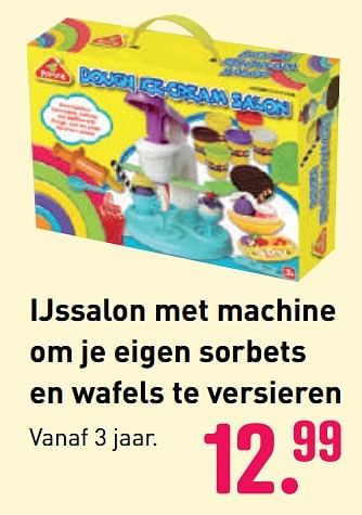 Aanbiedingen Ijssalon met machine om je eigen sorbets en wafels te versieren - SES - Geldig van 04/10/2020 tot 06/12/2020 bij Multi Bazar