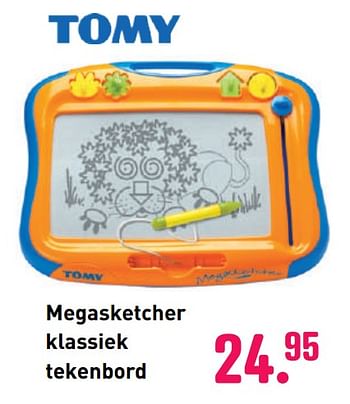 Aanbiedingen Megasketcher klassiek tekenbord - Tomy - Geldig van 04/10/2020 tot 06/12/2020 bij Multi Bazar