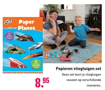 Aanbiedingen Papieren vliegtuigen set - Galt - Geldig van 04/10/2020 tot 06/12/2020 bij Multi Bazar